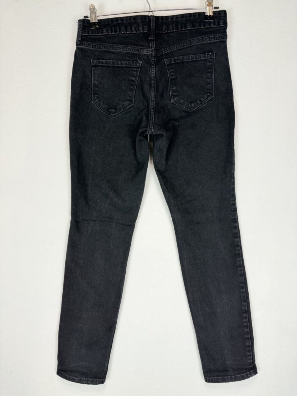 Old Navy Power Slim Straight Jeans Womens Size 4 Mid Rise Black Stretch Denim - Picture 12 of 13